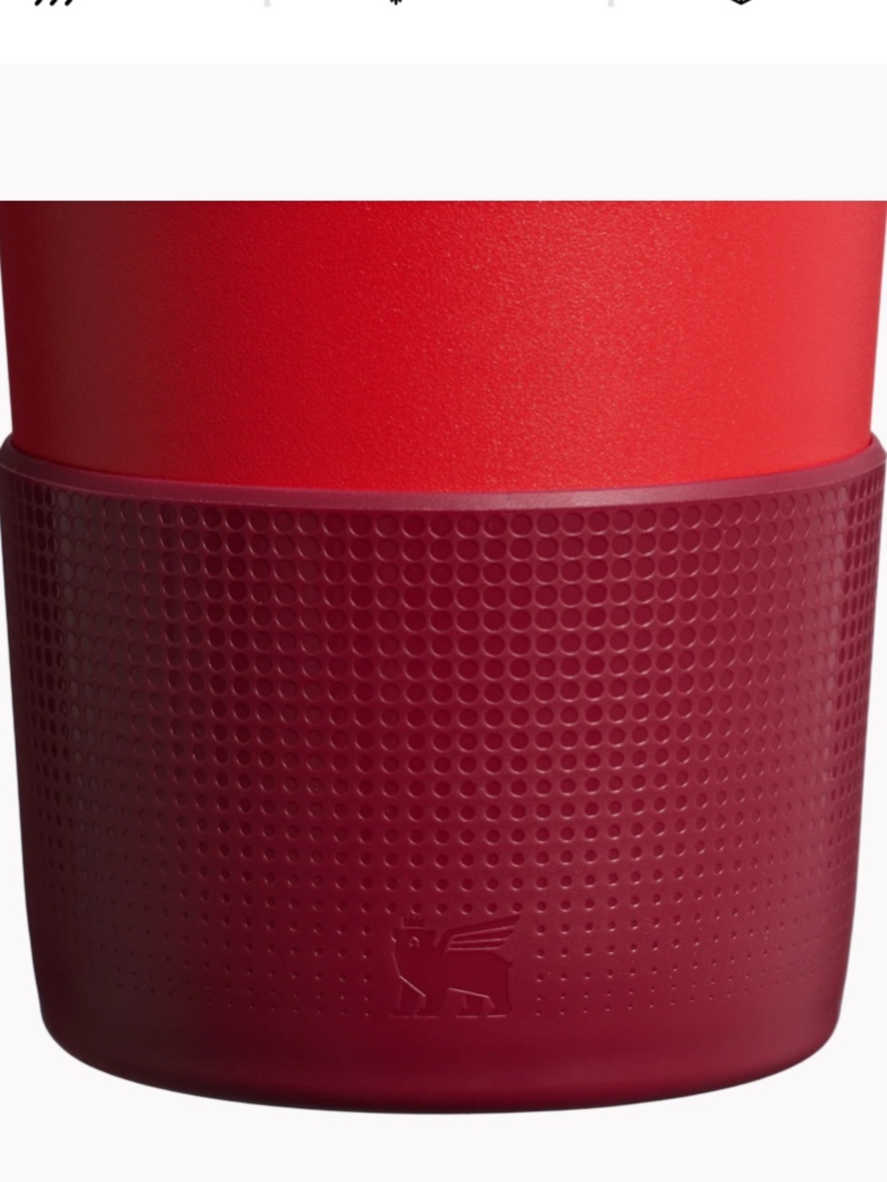 NIB Stanley Cranberry Silicone Boot & Straw Cover Set for 20 & 30oz tumbler - Picture 3 of 3